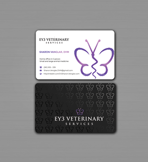 Visitenkarten-Design von Innovative Graphix für EY3 Veterinary Services | Design: #33198970
