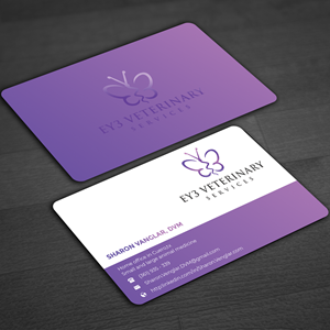 Design de Carte de Visite par Innovative Graphix pour EY3 Veterinary Services | Design : #33199101
