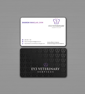 Design de Carte de Visite par Innovative Graphix pour EY3 Veterinary Services | Design : #33199193