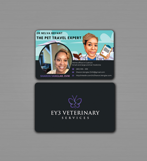 Design de Carte de Visite par Innovative Graphix pour EY3 Veterinary Services | Design : #33203381