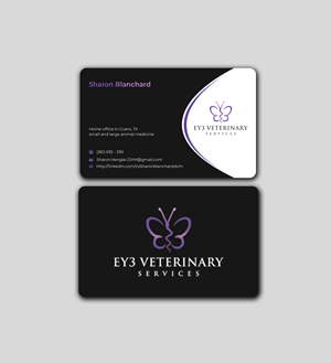 Design de Carte de Visite par Innovative Graphix pour EY3 Veterinary Services | Design : #33208044