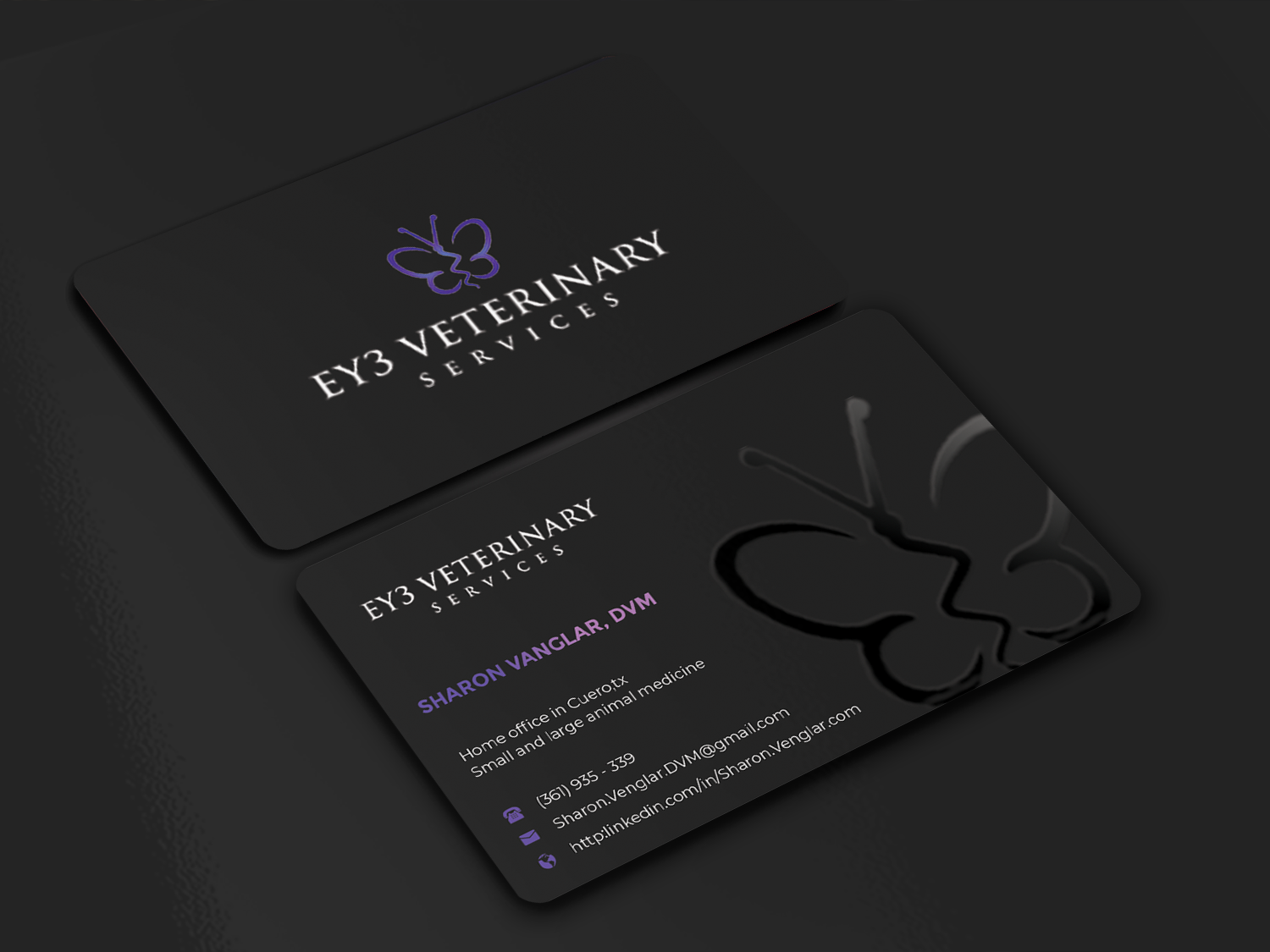 Design de Carte de Visite par Innovative Graphix pour EY3 Veterinary Services | Design #33226983