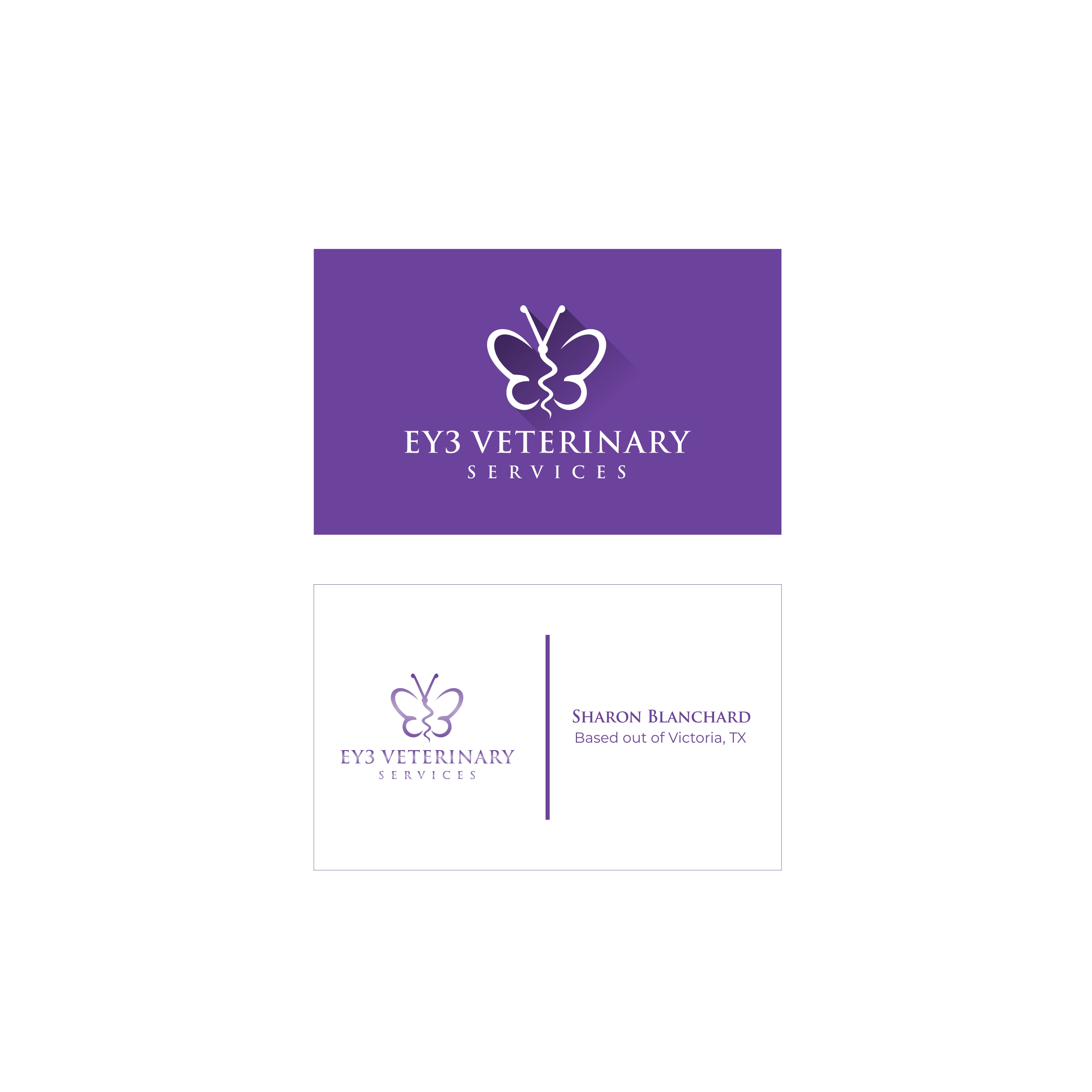 Visitenkarten-Design von Jeferson HP für EY3 Veterinary Services | Design #33198500