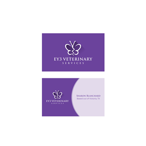 Visitenkarten-Design von Jeferson HP für EY3 Veterinary Services | Design: #33198501