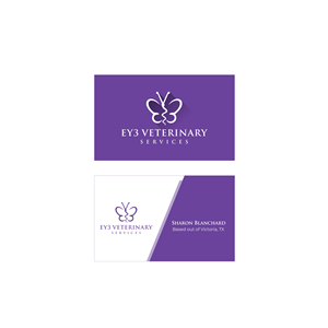 Visitenkarten-Design von Jeferson HP für EY3 Veterinary Services | Design: #33198502