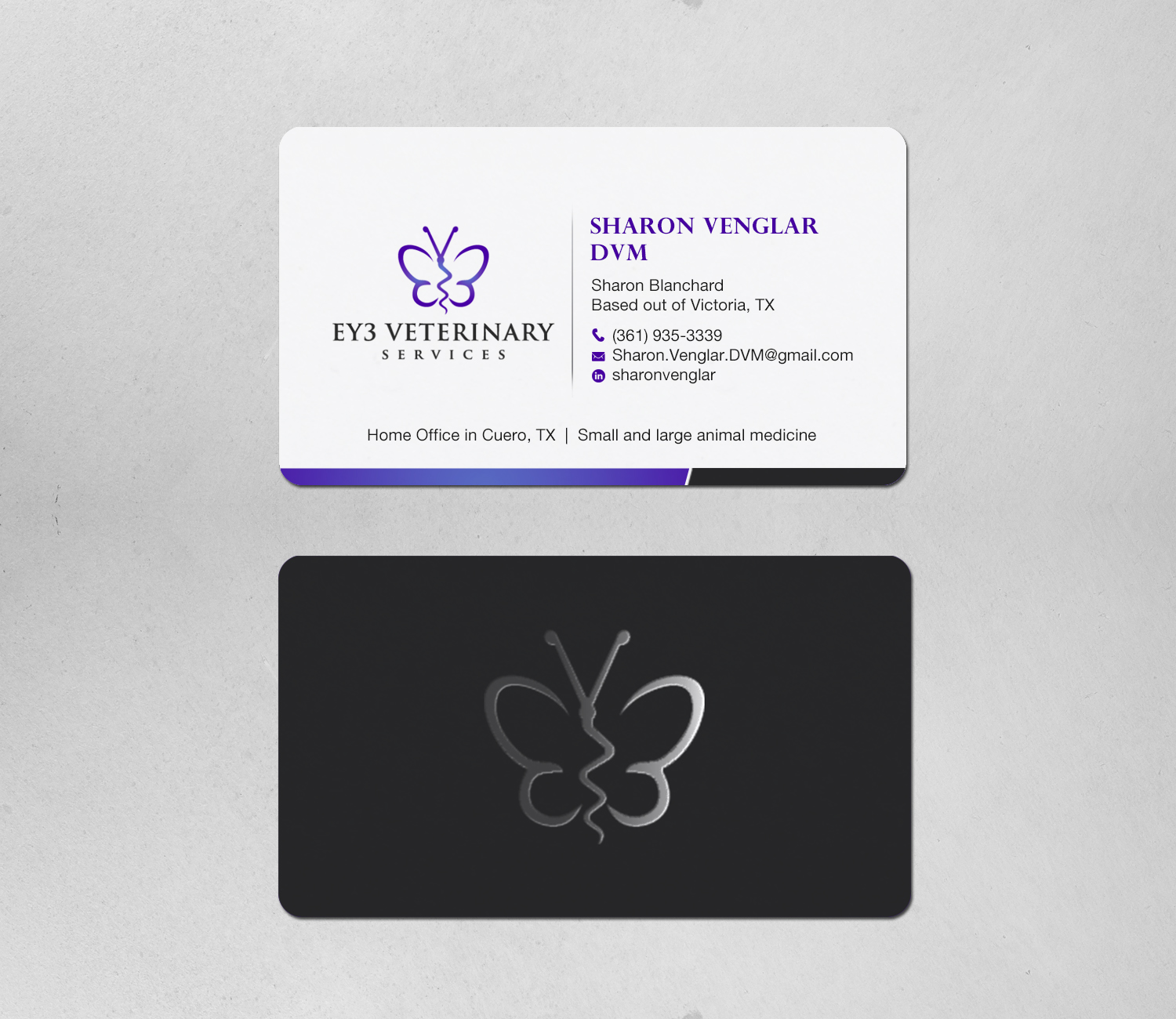 Diseño de Tarjeta de Presentación por Brand aid para EY3 Veterinary Services | Diseño #33198078