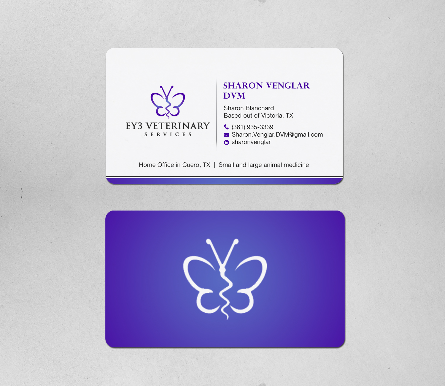 Business Card Design by Brand aid for EY3 Veterinary Services | Design #33198082
