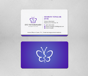 Business Card Design by Brand aid for EY3 Veterinary Services | Design: #33198082