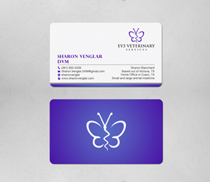 Business Card Design by Brand aid for EY3 Veterinary Services | Design: #33198085