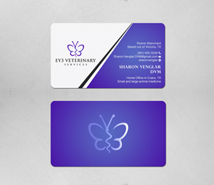 Business Card Design by Brand aid for EY3 Veterinary Services | Design: #33198086