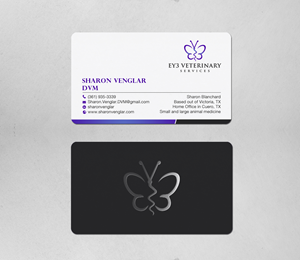 Business Card Design by Brand aid for EY3 Veterinary Services | Design: #33198088