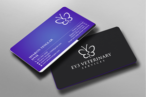 Business Card Design by Brand aid for EY3 Veterinary Services | Design: #33198091