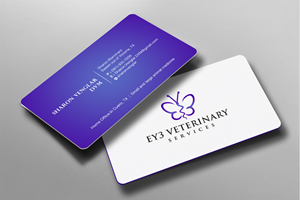 Business Card Design by Brand aid for EY3 Veterinary Services | Design: #33198095