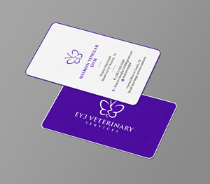 Business Card Design by Brand aid for EY3 Veterinary Services | Design: #33198098
