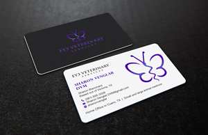 Business Card Design by Brand aid for EY3 Veterinary Services | Design: #33198100