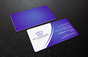 Business Card Design by Brand aid for EY3 Veterinary Services | Design: #33198104