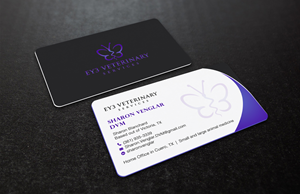 Business Card Design by Brand aid for EY3 Veterinary Services | Design: #33198106