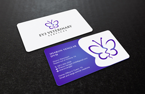 Business Card Design by Brand aid for EY3 Veterinary Services | Design: #33198109