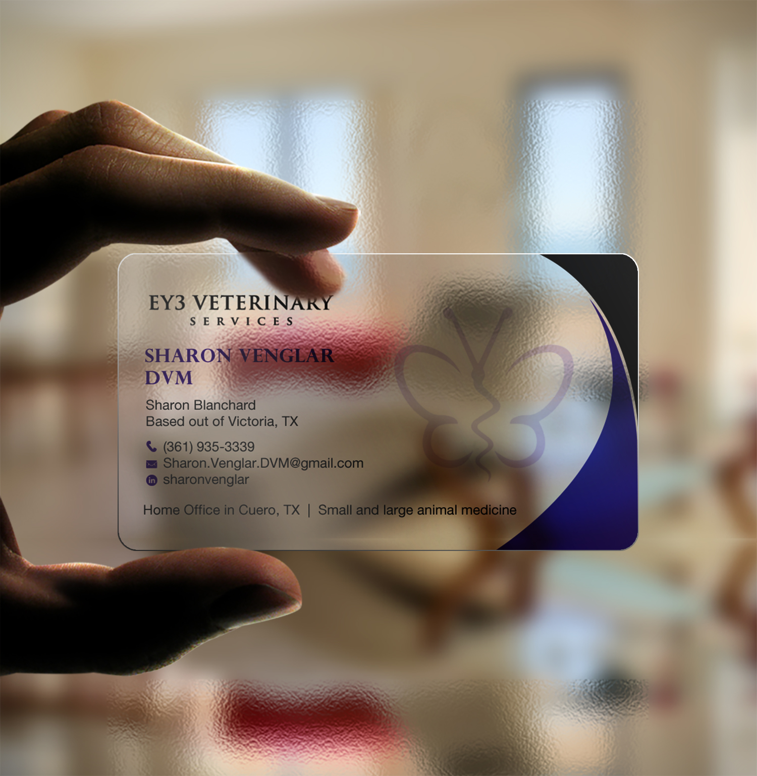 Business Card Design by Brand aid for EY3 Veterinary Services | Design #33198114