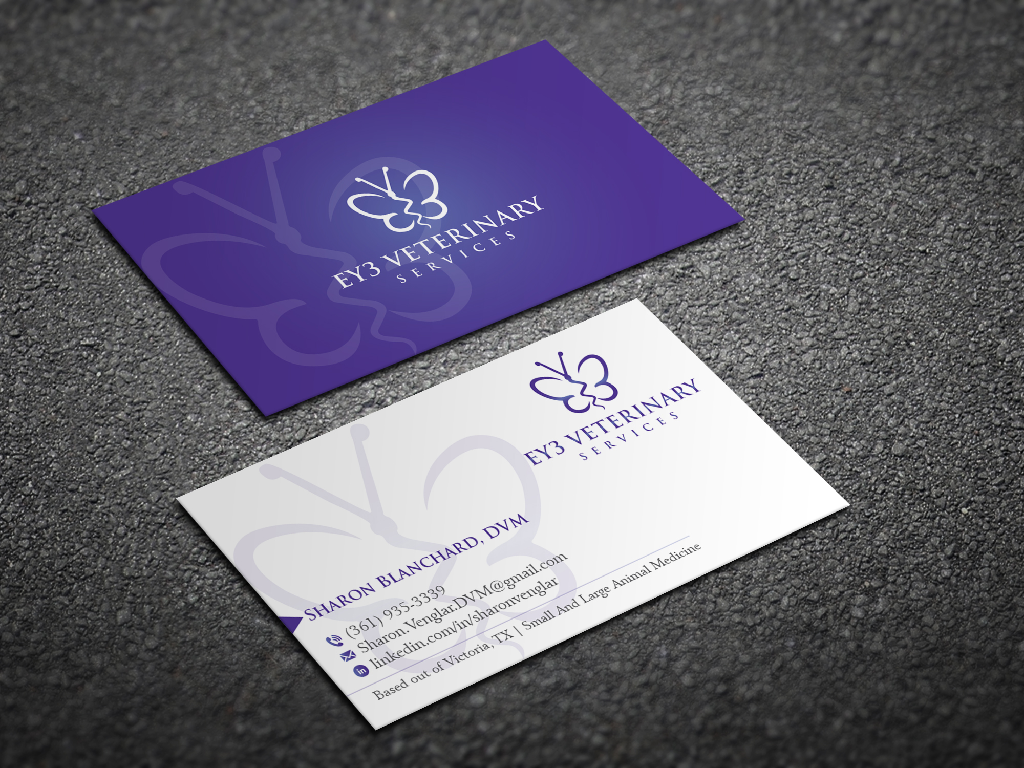 Design de Carte de Visite par Magic of Art pour EY3 Veterinary Services | Design #33196800