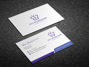 Design de Carte de Visite par Magic of Art pour EY3 Veterinary Services | Design : #33197380