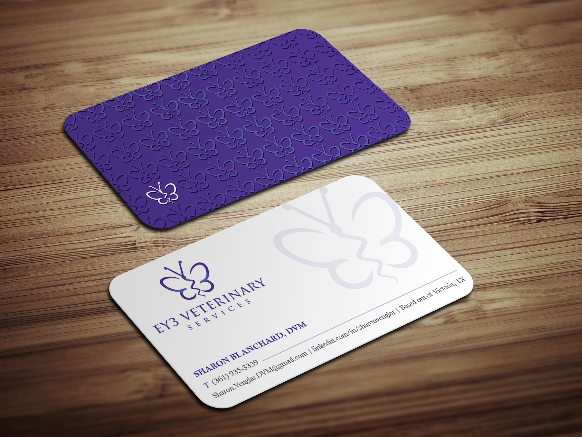 Business Card Design by Magic of Art for EY3 Veterinary Services | Design #33197382