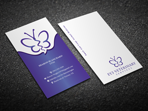 Design de Carte de Visite par Magic of Art pour EY3 Veterinary Services | Design : #33197384