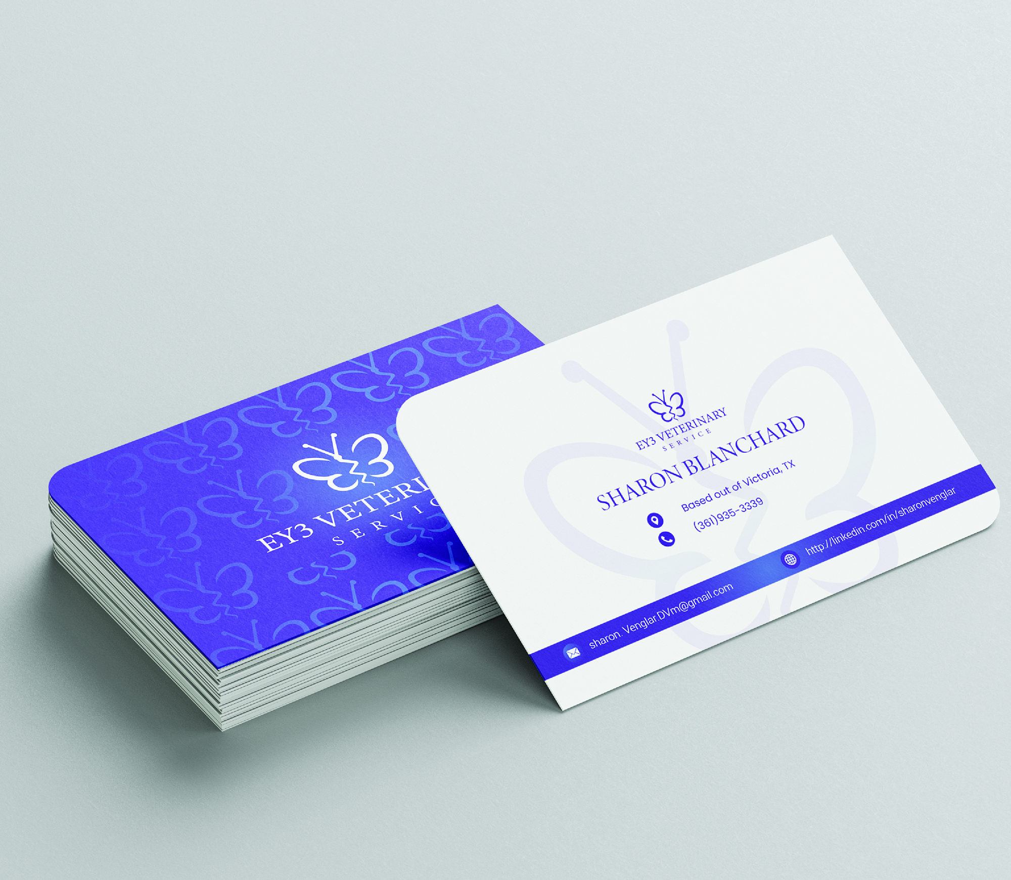 Business Card Design by Maxo-Biz for EY3 Veterinary Services | Design #33200889