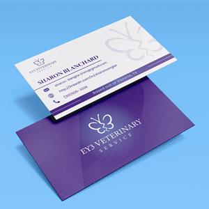 Visitenkarten-Design von Maxo-Biz für EY3 Veterinary Services | Design: #33200890