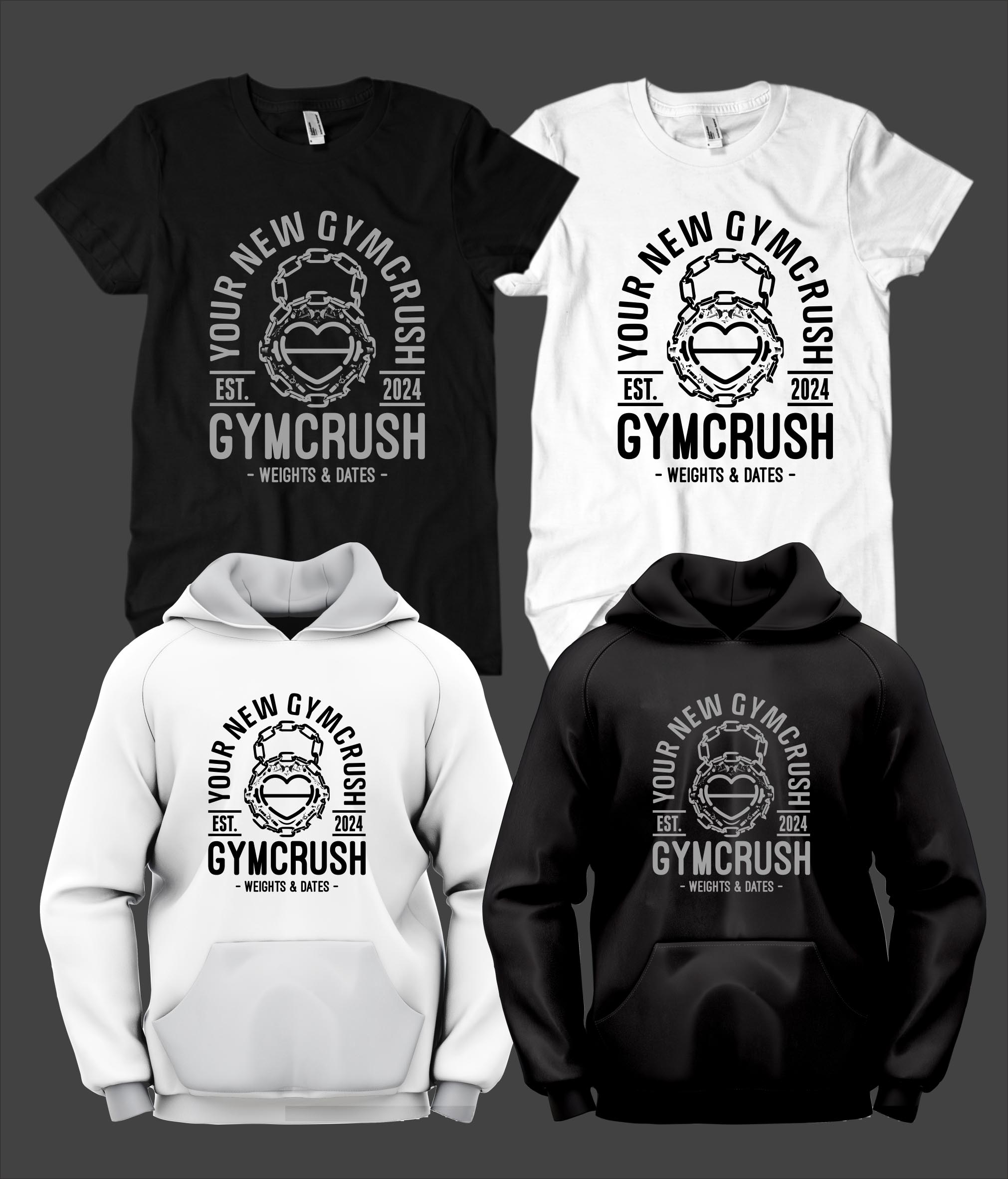 T-Shirt-Design von Rheanza für GymCrush | Design #33204582