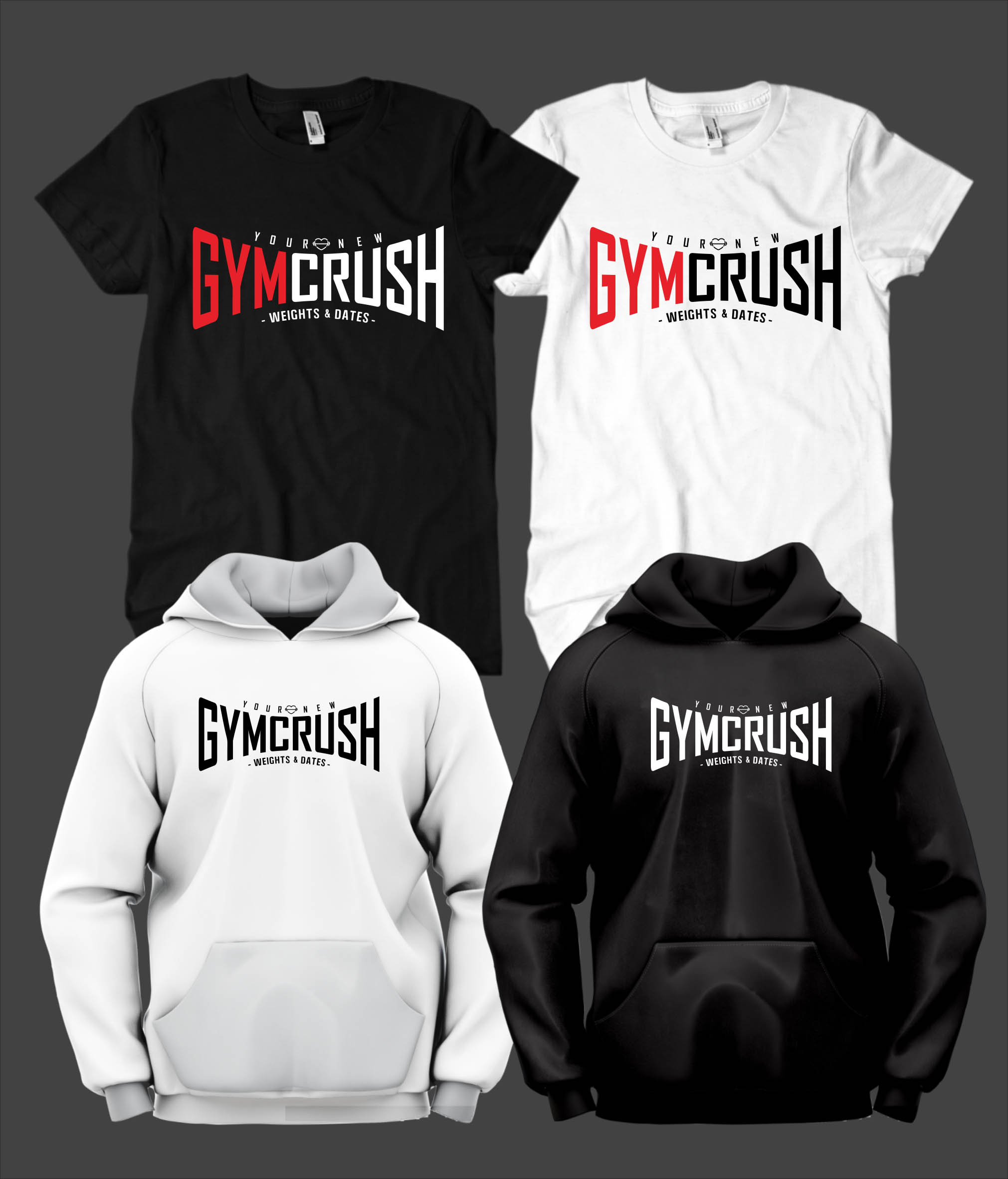 T-Shirt-Design von Rheanza für GymCrush | Design #33233088