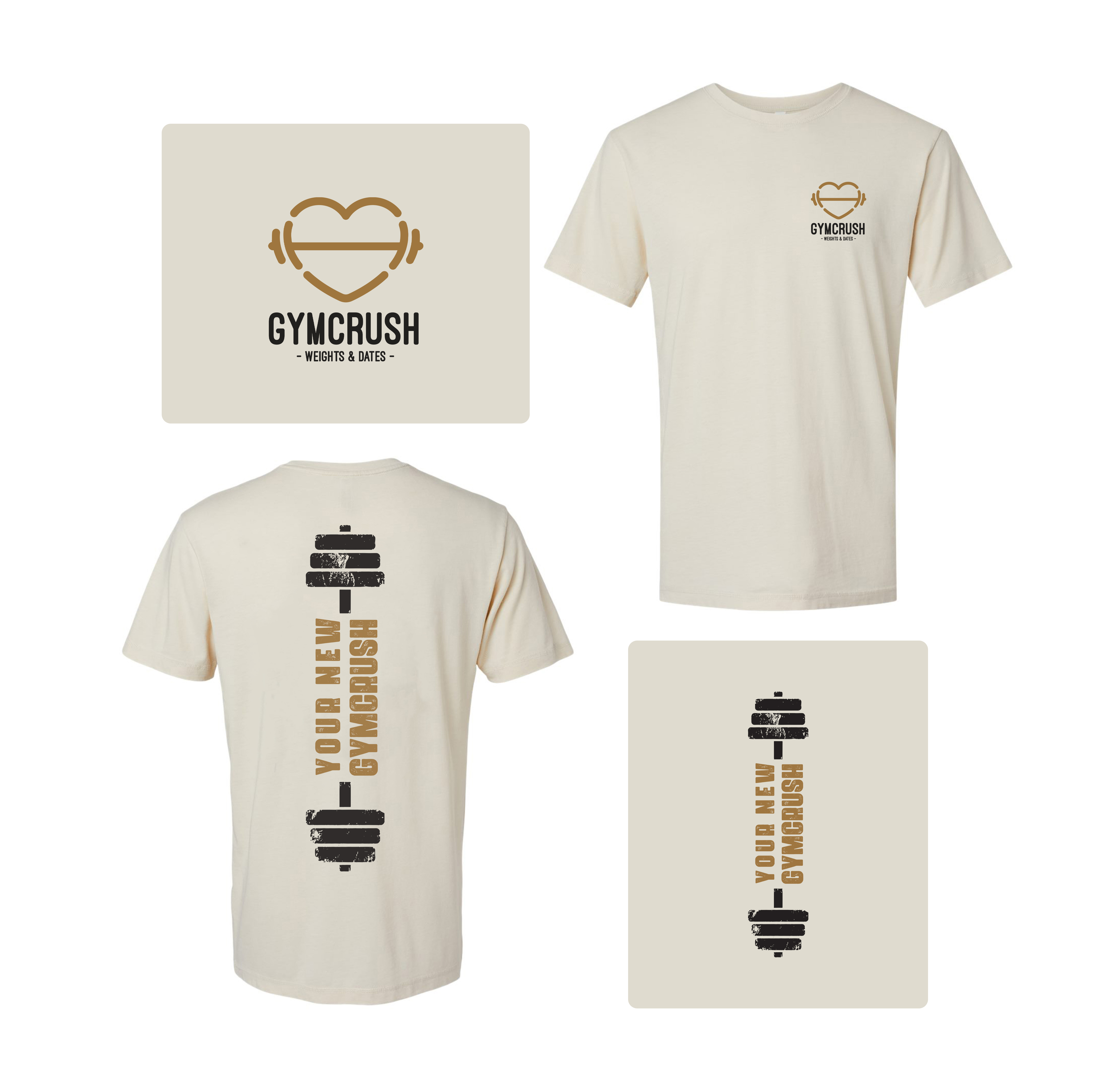 Design de T-shirt par Draw n Design pour GymCrush | Design #33230247