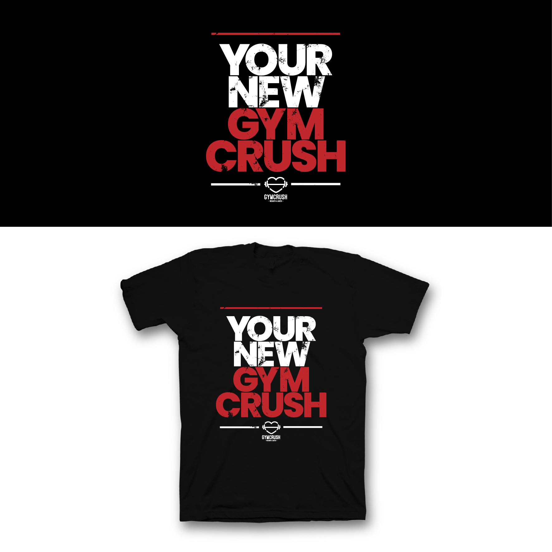 Diseño de Camiseta por saka.aleksandar para GymCrush | Diseño #33201593