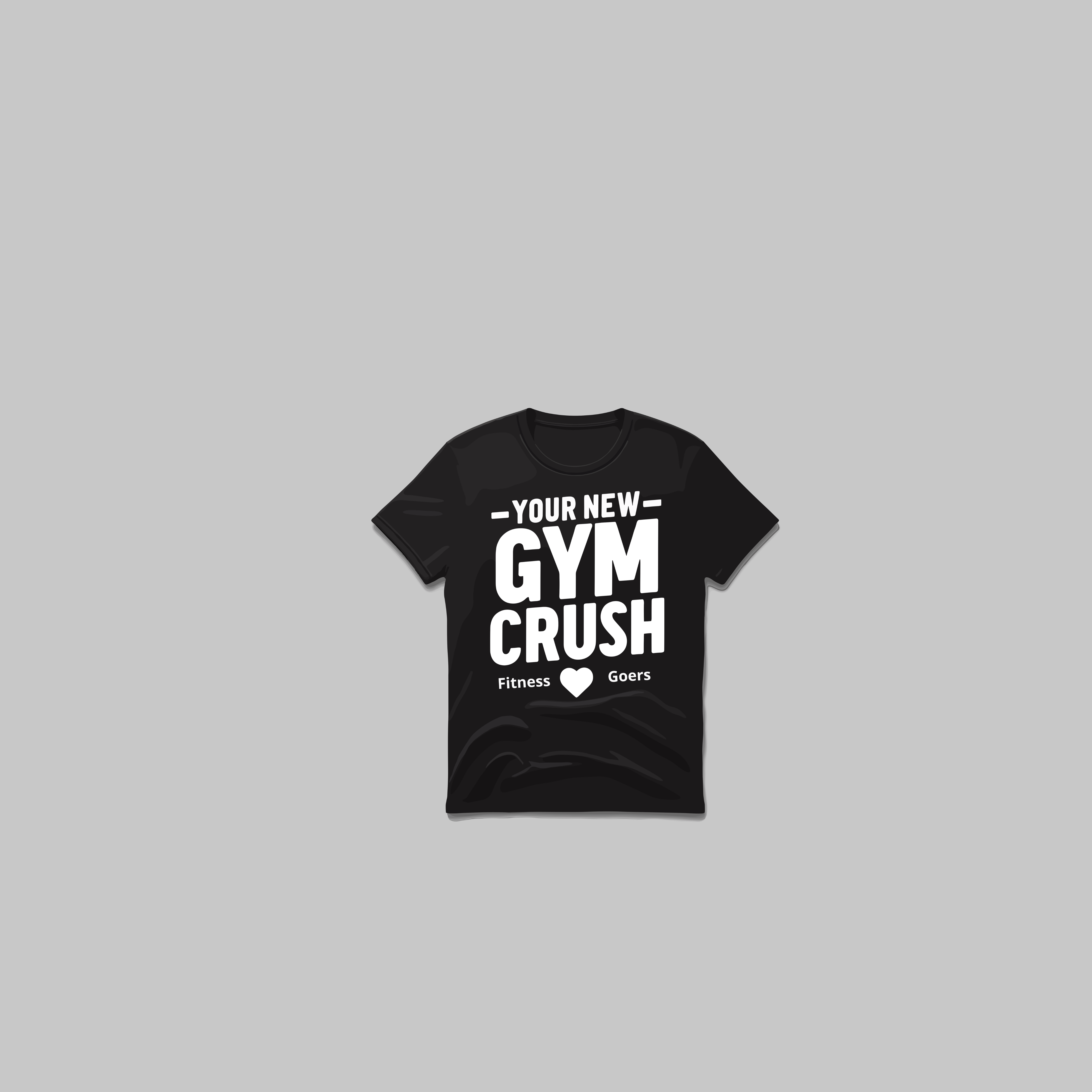 T-Shirt-Design von amiofice 2 für GymCrush | Design #33201568