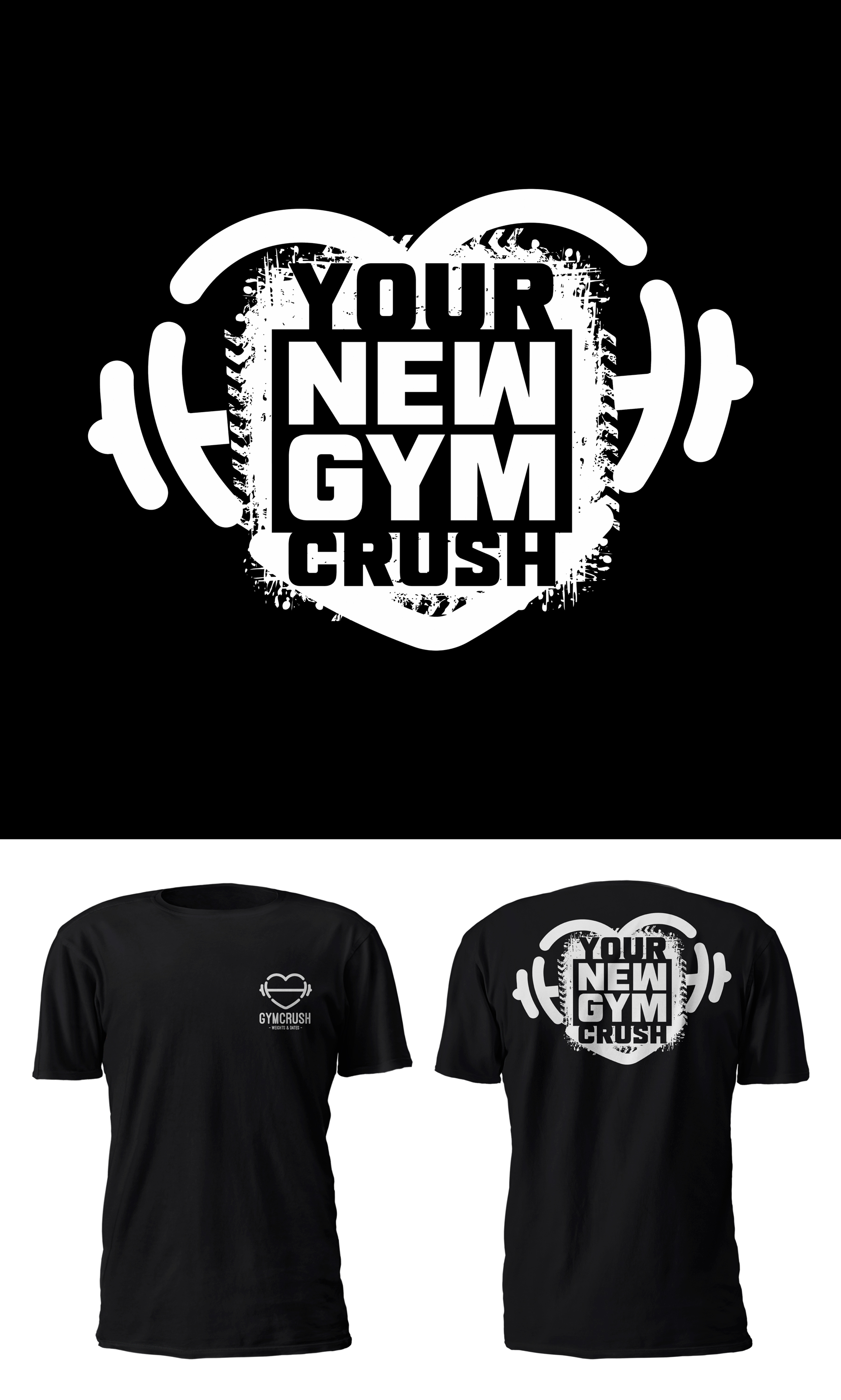 Diseño de Camiseta por D'Mono para GymCrush | Diseño #33230870