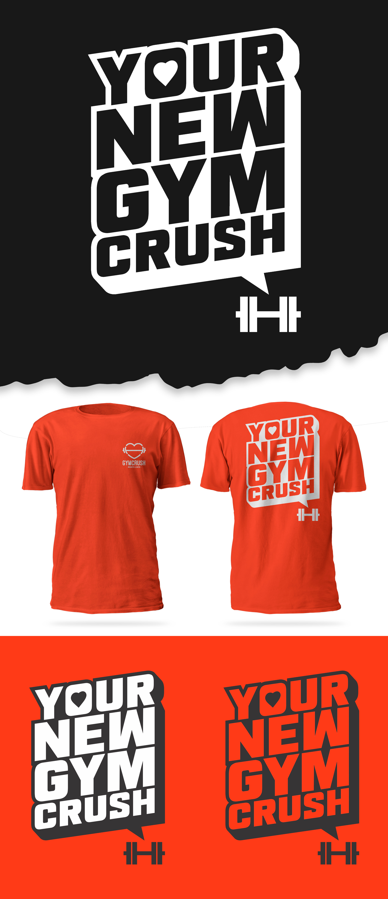 Diseño de Camiseta por D'Mono para GymCrush | Diseño #33237695