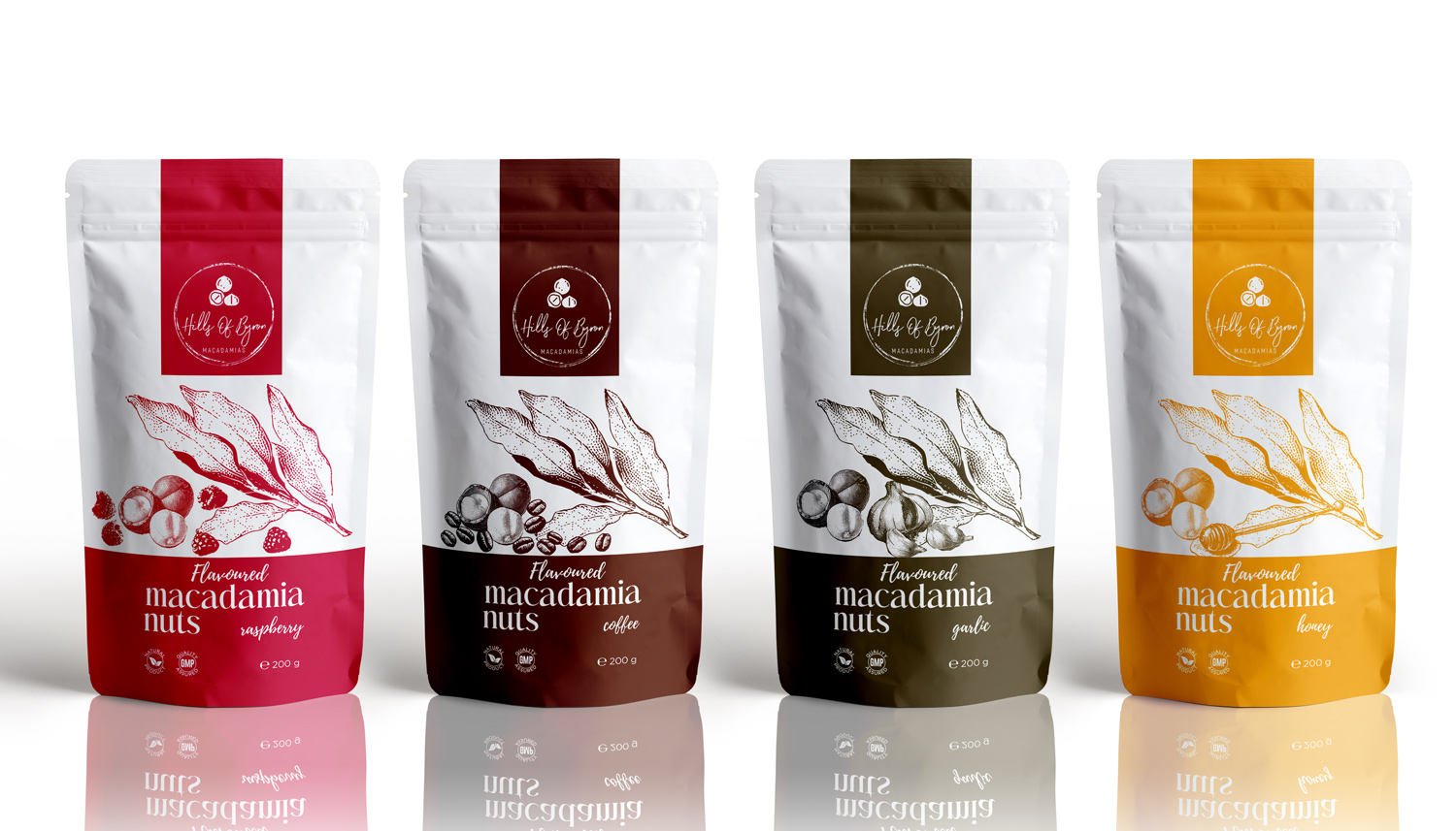 Packaging Design by Sergio Coelho for Hills of Byron | Design #33259503