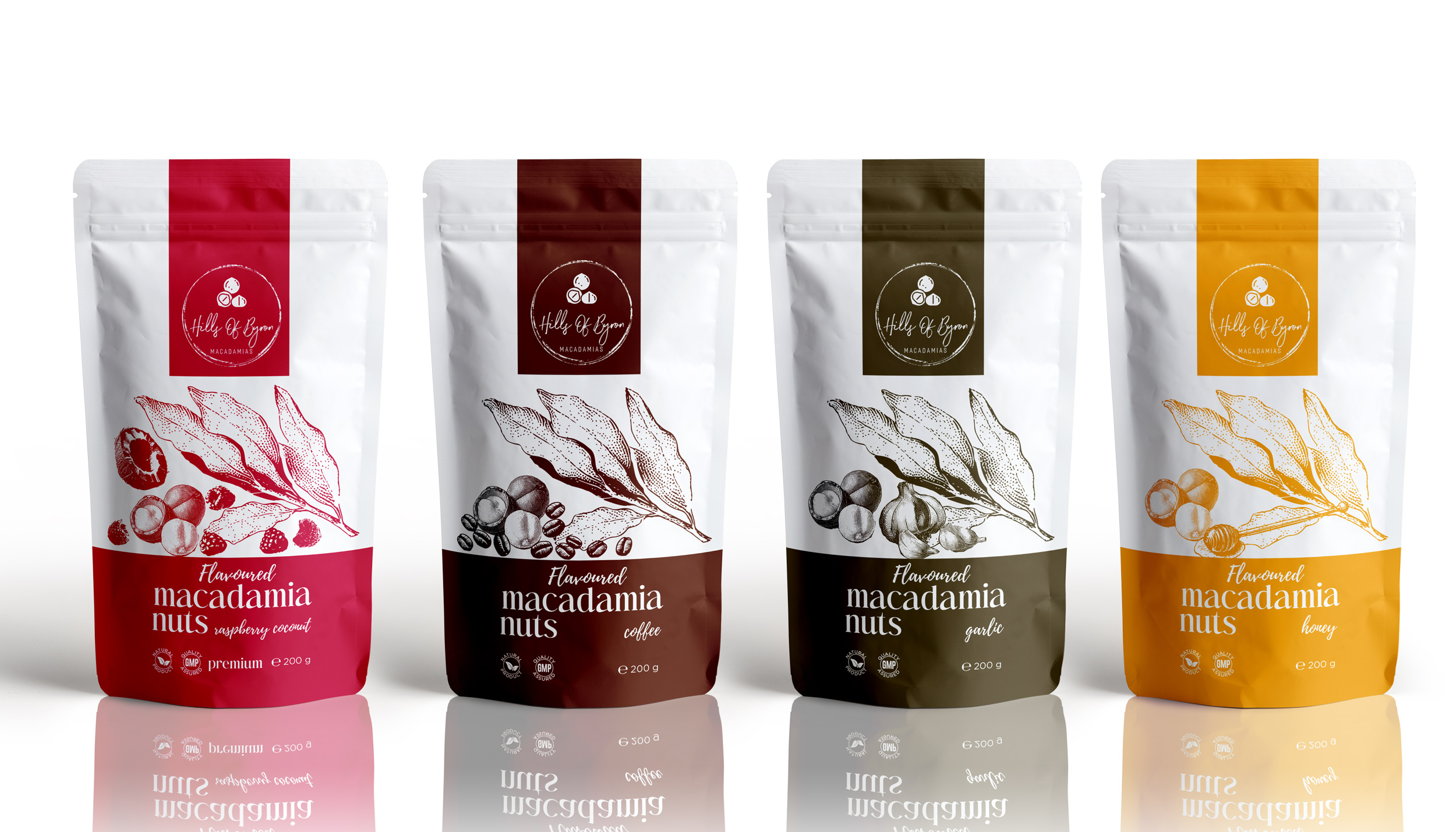 Packaging Design by Sergio Coelho for Hills of Byron | Design #33274424