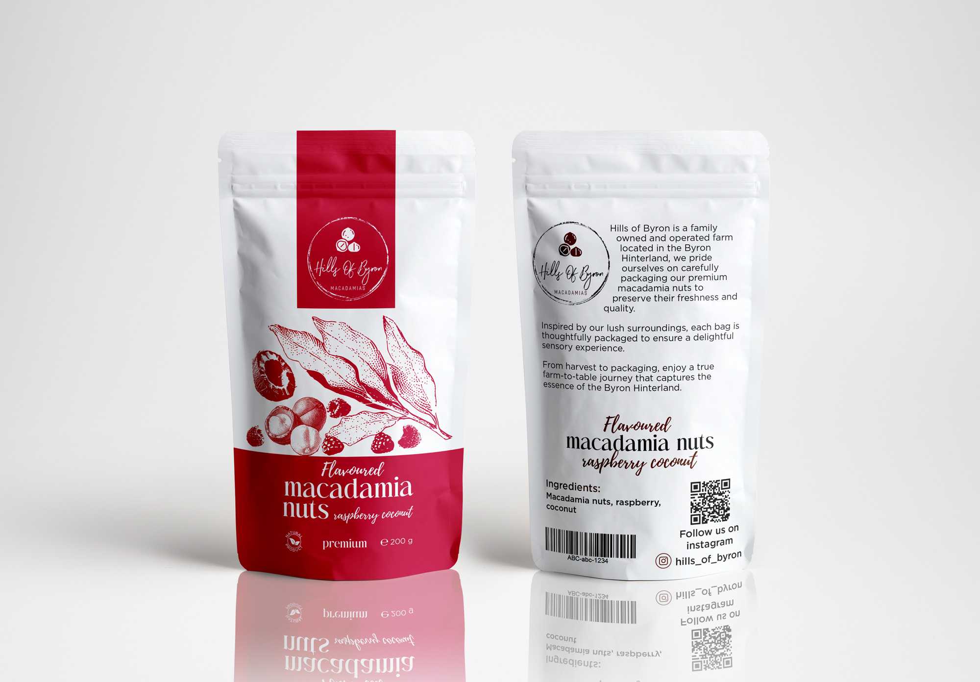 Packaging Design by Sergio Coelho for Hills of Byron | Design #33290680