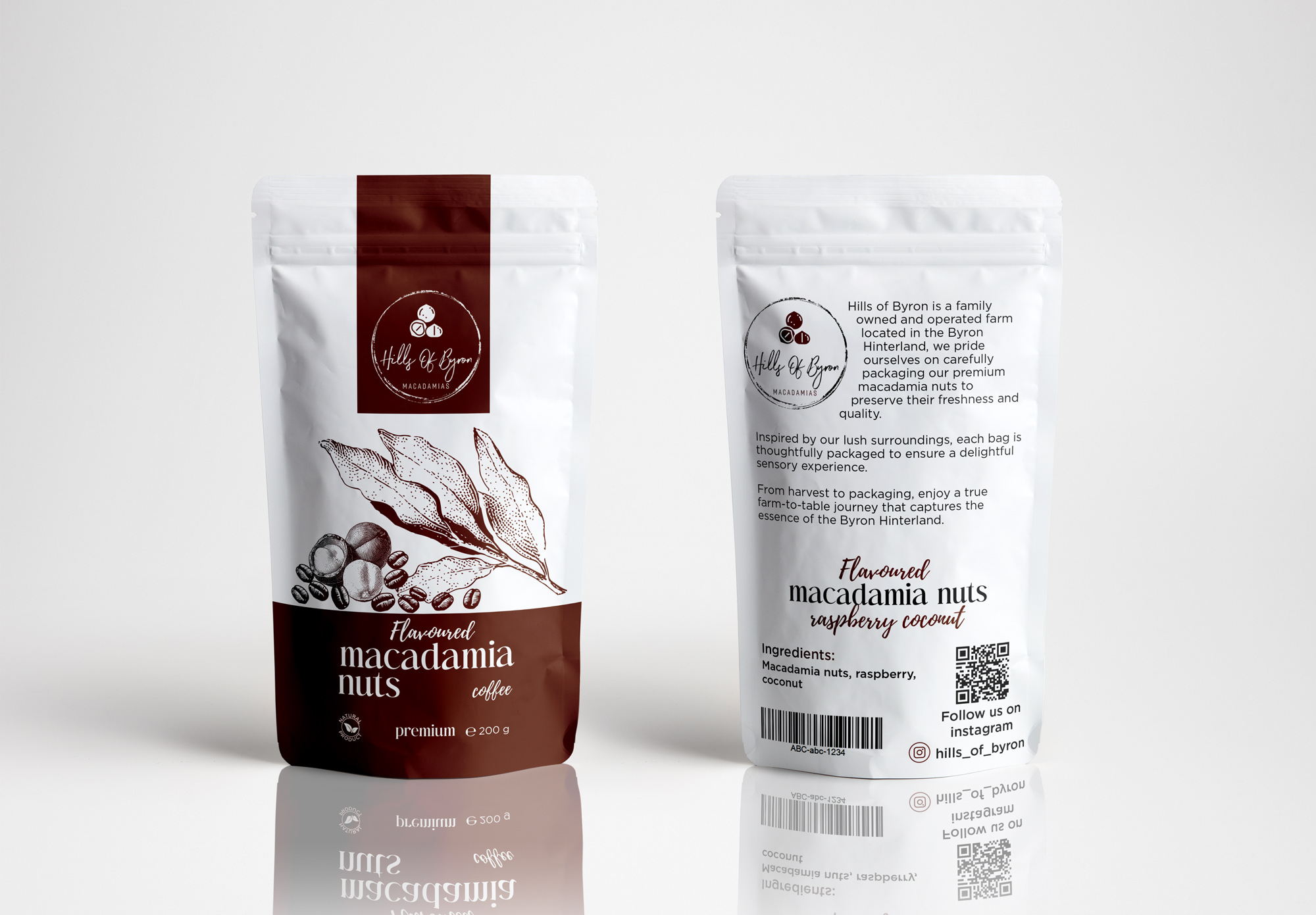 Packaging Design by Sergio Coelho for Hills of Byron | Design #33290698