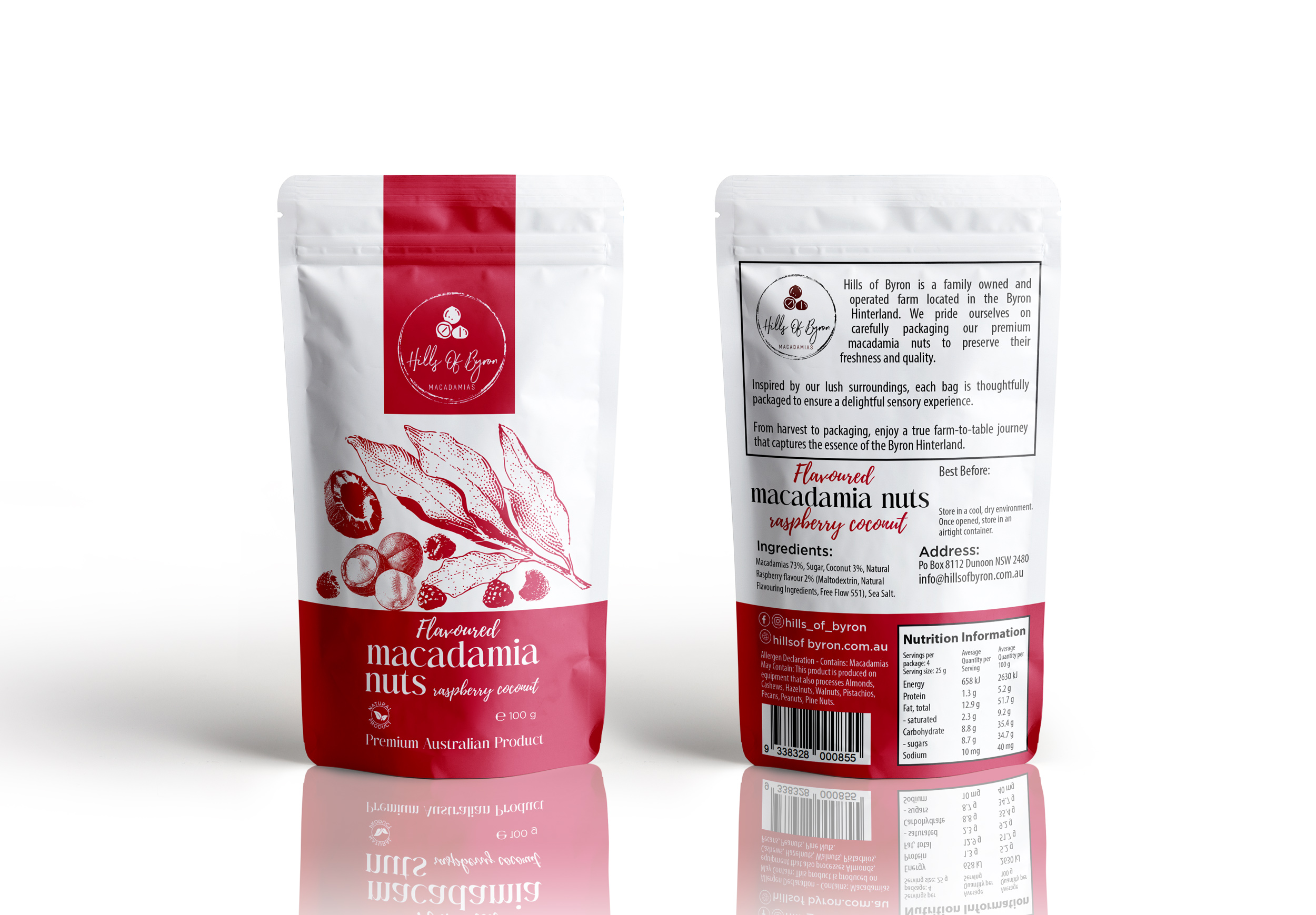 Packaging Design by Sergio Coelho for Hills of Byron | Design #33300292