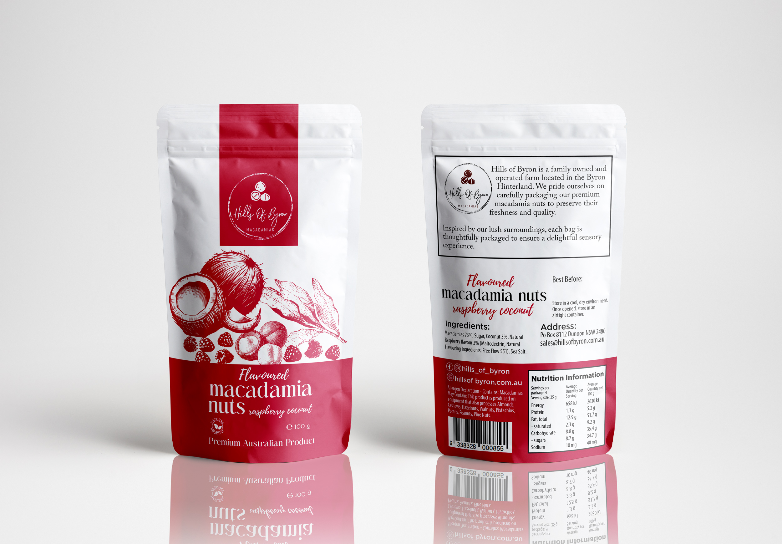 Packaging Design by Sergio Coelho for Hills of Byron | Design #33324880