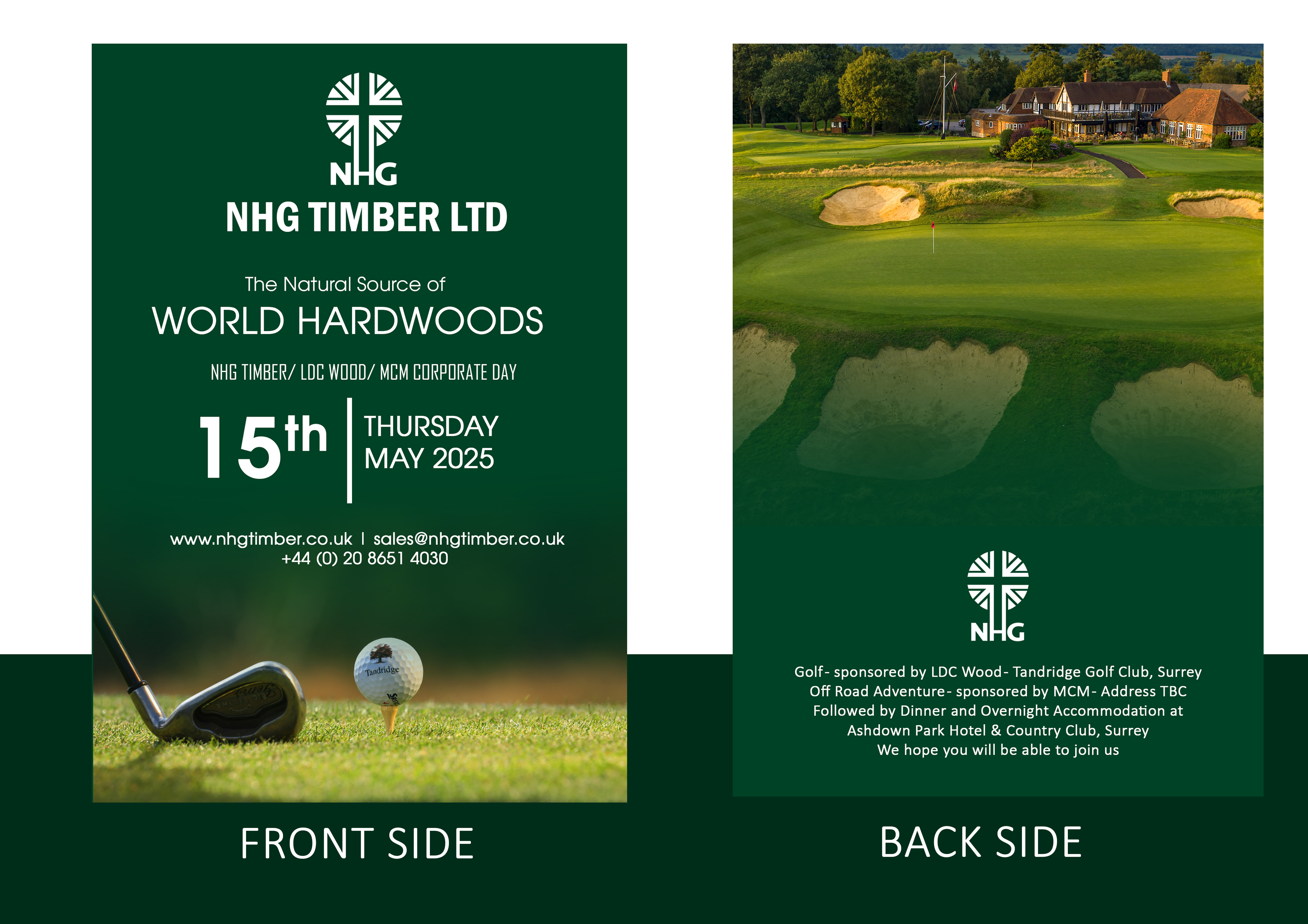 Invitation Design by Deen's Art for NHG Timber Ltd | Design #33214710