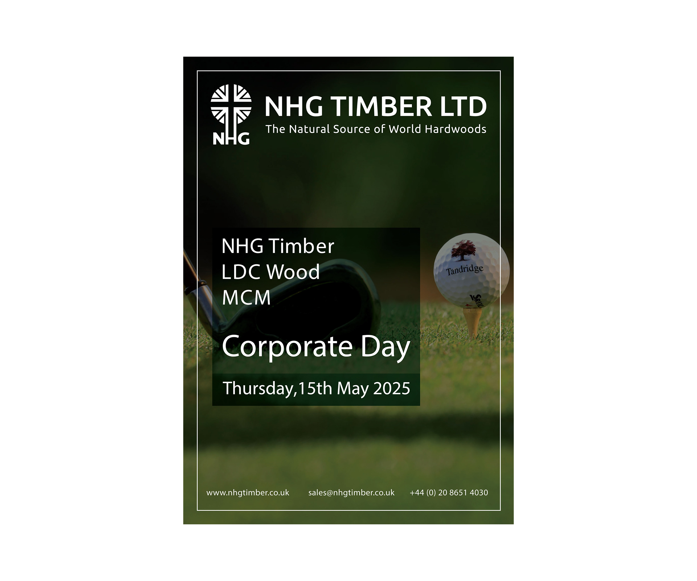 Invitation Design by Goltu for NHG Timber Ltd | Design #33266727