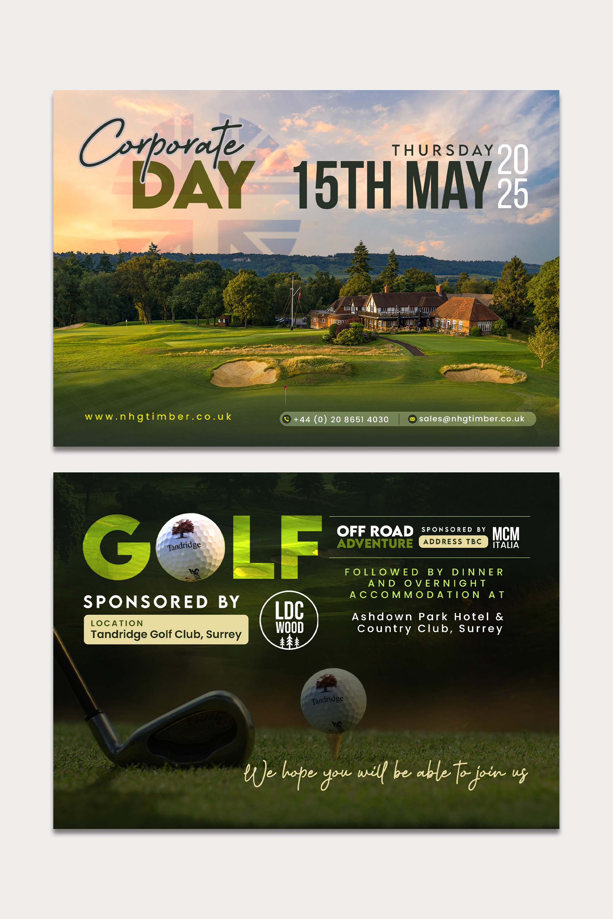 Invitation Design by debdesign for NHG Timber Ltd | Design #33280050