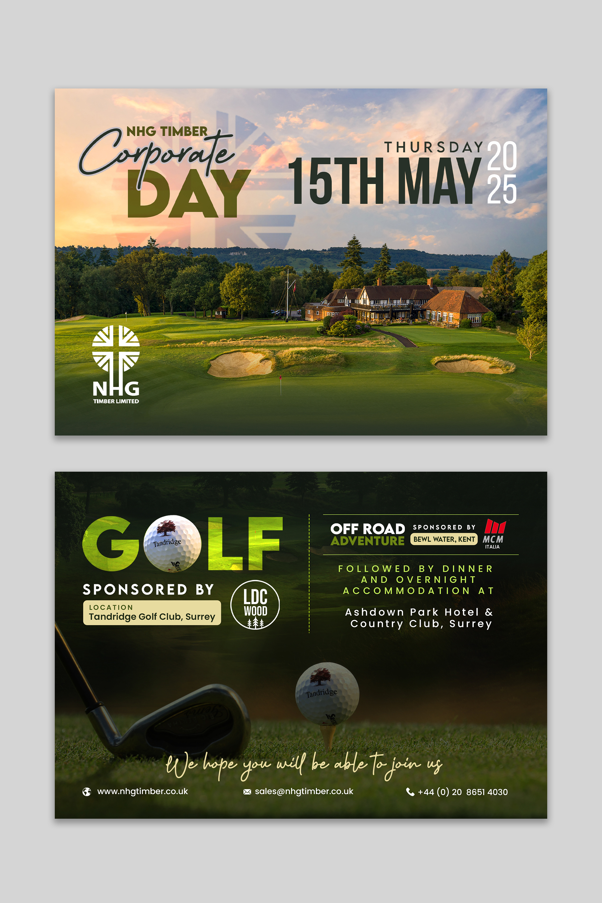 Invitation Design by debdesign for NHG Timber Ltd | Design #33300330