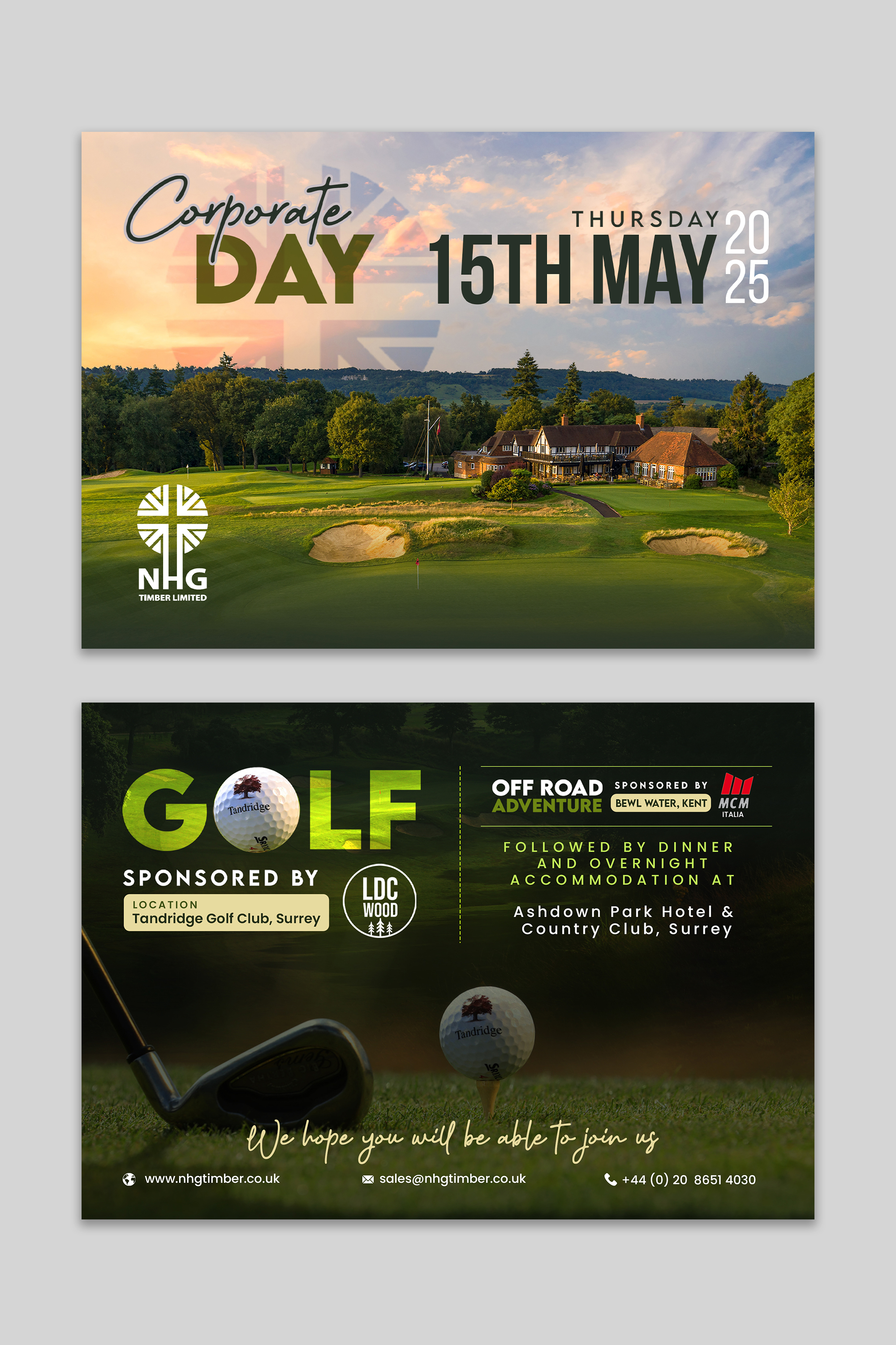 Invitation Design by debdesign for NHG Timber Ltd | Design #33300331