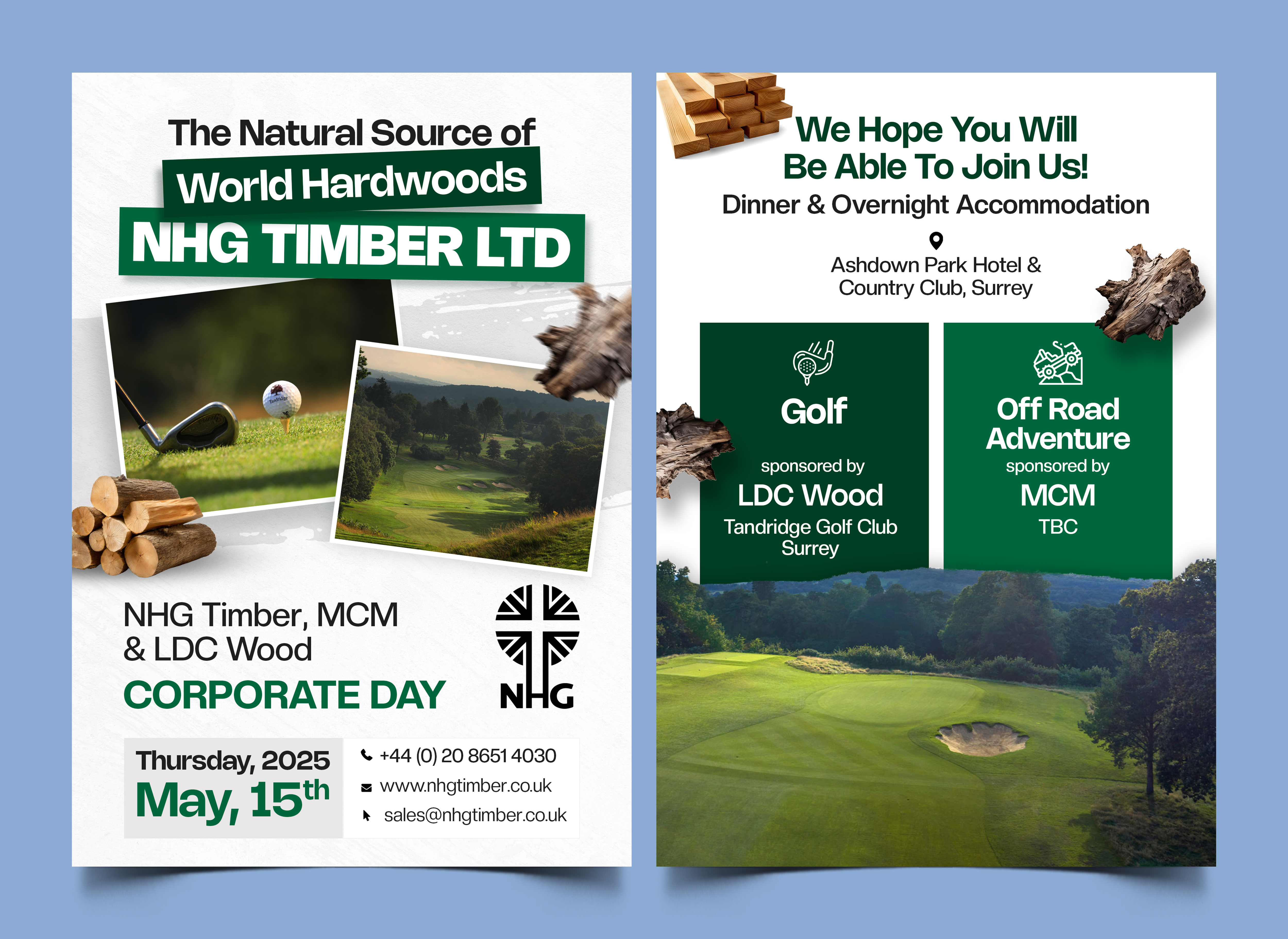 Invitation Design by Graphic Guy for NHG Timber Ltd | Design #33217833