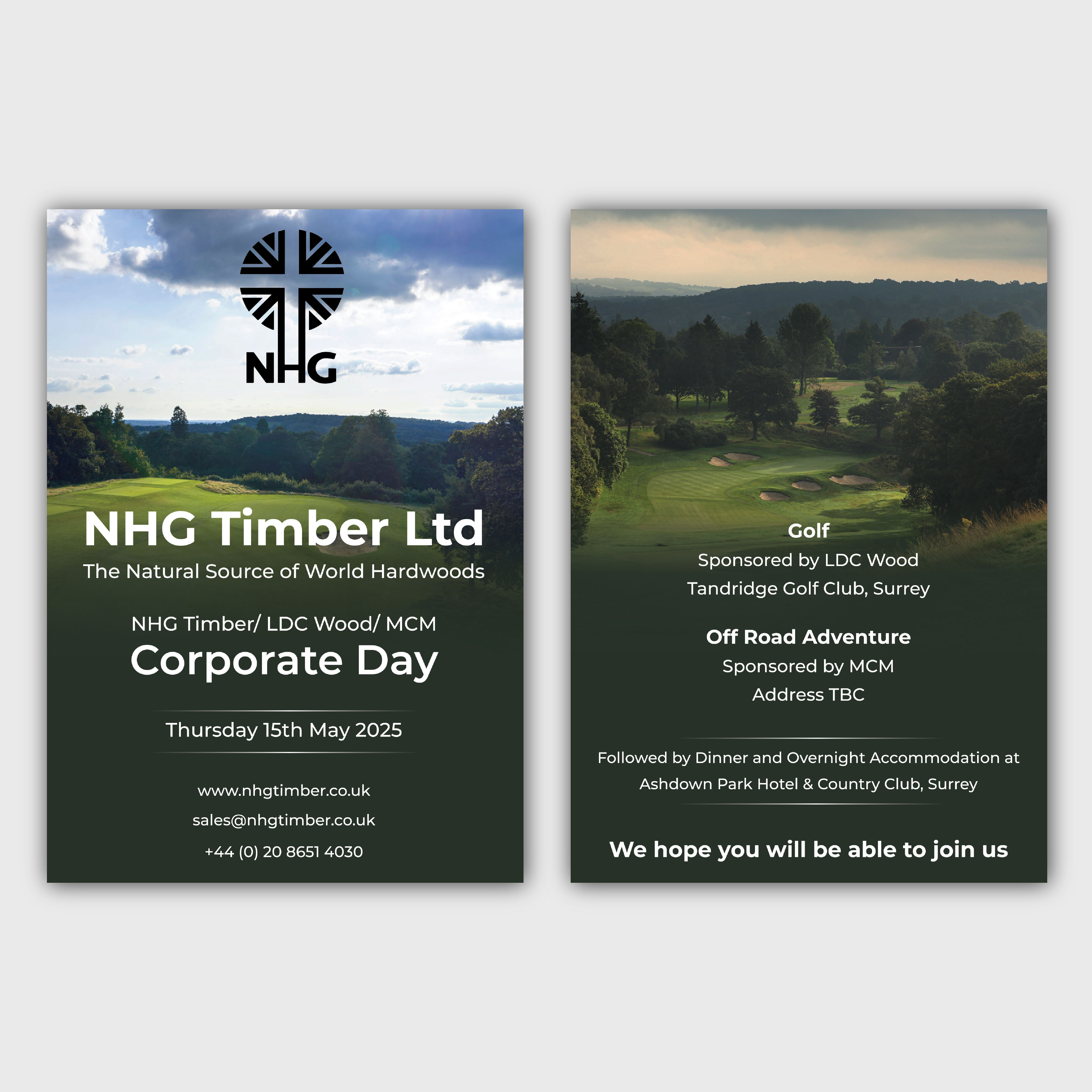 Diseño de Invitación por Bidita Saha para NHG Timber Ltd | Diseño #33207916