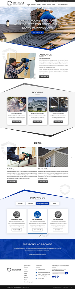 Web Design by pb for this project | Design: #33214010